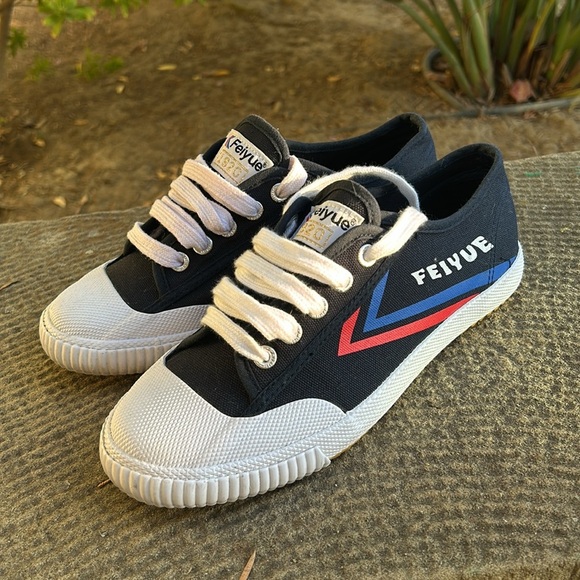 Feiyue 1920s Navy Canvas Sneakers – 7W / EUR 38 Heritage Style - Picture 7 of 13